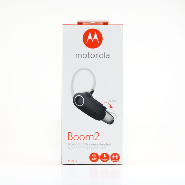 Motorola MH003 Boom 2 Bluetooth Headset Black C2 Wireless