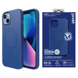 Pivet Zero+ Case with MagSafe for iPhone 13 - Ocean Blue