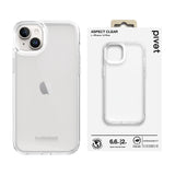 Pivet Aspect Case for iPhone 14 Plus - Clear