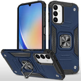 Premium Robust Magnetic Kickstand Hybrid Case For Samsung A15 5G - Blue