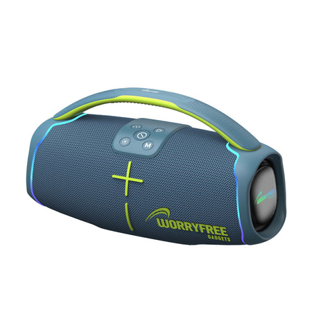 Worryfree Wh61 Portable Bluetooth Speaker With Handle - Blue