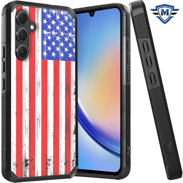 Metkase Tough Strong Hybrid (Magnet Mount Friendly) Case Cover For Samsung A35 5G - Usa