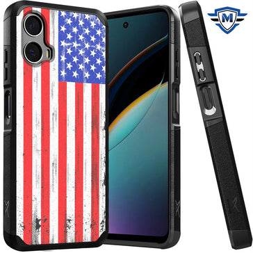 Metkase Tough Strong Hybrid (Magnet Mount Friendly) Case Cover For Motorola Moto G 5G 2024 - Usa