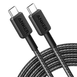 Anker 60W Braided USB-C To USB-C 10' Cable - Black