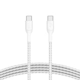 Belkin Braided USB-C To USB-C 2.0 2M/6.6' Cable - White