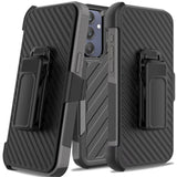 HR Premium Noble Lined Shockproof Dual Layer Hybrid Case For Samsung A25 5G - Black/Grey