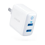 Anker Powerport II 12W IQ With 2 PIQ Ports USB-A (Online) - White