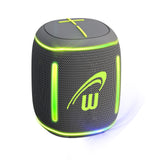 WorryFree WP63 Waterproof IPX6 Mini Wireless Bluetooth Speaker With Rgb Lights - Gray