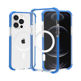 HR Premium Acrylic Tough 2.5Mm Transparent Shockproof Hybrid Case For iPhone 13 / 14 - Blue