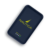 Nautica Urban Magnetic Portable Charger PB205 5K Mah - Navy/Yellow