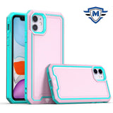 Metkase Rank Tough Strong Modern Fused Hybrid Case In Slide-Out Package For iPhone 15 Pro Max - Light Pink