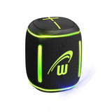 WorryFree WP63 Waterproof IPX6 Mini Wireless Bluetooth Speaker With Rgb Lights - Black