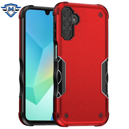 Metkase Exquisite Tough Shockproof Hybrid Case For Samsung A16 5G - Red