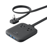 Anker Nano 67W 6-In-1 Charging Station W/ 2 USB-A, 2 USB-C And 2 Ac Outlets (Online) - Black