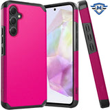 Metkase (Original Series) Tough Strong Shockproof Hybrid Case In Slide-Out Package For Samsung Galaxy A36 - Hot Pink