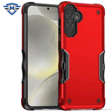 Metkase Exquisite Tough Shockproof Hybrid Case In Slide-Out Package For Samsung S25/S24 - Red