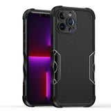 Premium Exquisite Tough Shockproof Hybrid Case For iPhone 14 / iPhone 13 - Black