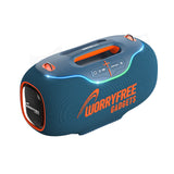 WorryFree WA80 350W Wireless Speaker With Handle & Microphone - Blue