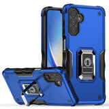 HR Premium Optimum Magnetic Ring Stand Hybrid Case Cover For Samsung A35 5G - Blue