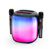 WorryFree WPB500 100W Portable Bluetooth Party Speaker With 2 Microphones & Tripod - Black