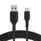 Belkin Boostcharge PVC USB-C To USB-A 2M/6.6' Cable - Black