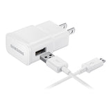 Samsung Adaptive Fast Charging Wall Charger (detachable Micro USB Cable) - White