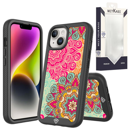 Metkase Premium Exotic Design Hybrid Case for Motorola Moto G Play 5G 2023 - Mandala