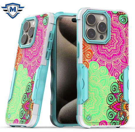 Metkase Premium Exquisite Design Hybrid In Slide-Out Package For Motorola Razr 2023 - Mandala