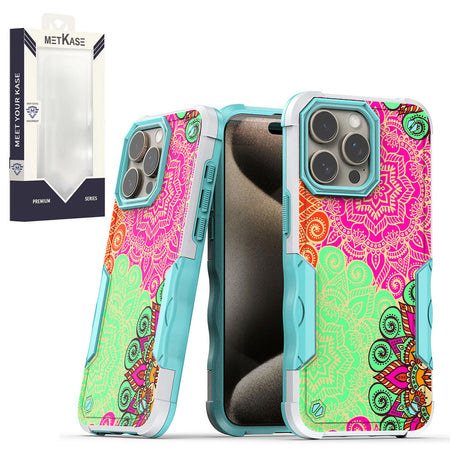 Metkase Premium Design Hybrid In Slide-Out Package For Motorola Moto G Play 2023 - Mandala